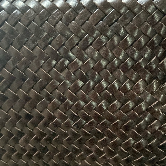 Massimo Dutti woven bag dark brown - Picture 4 of 12